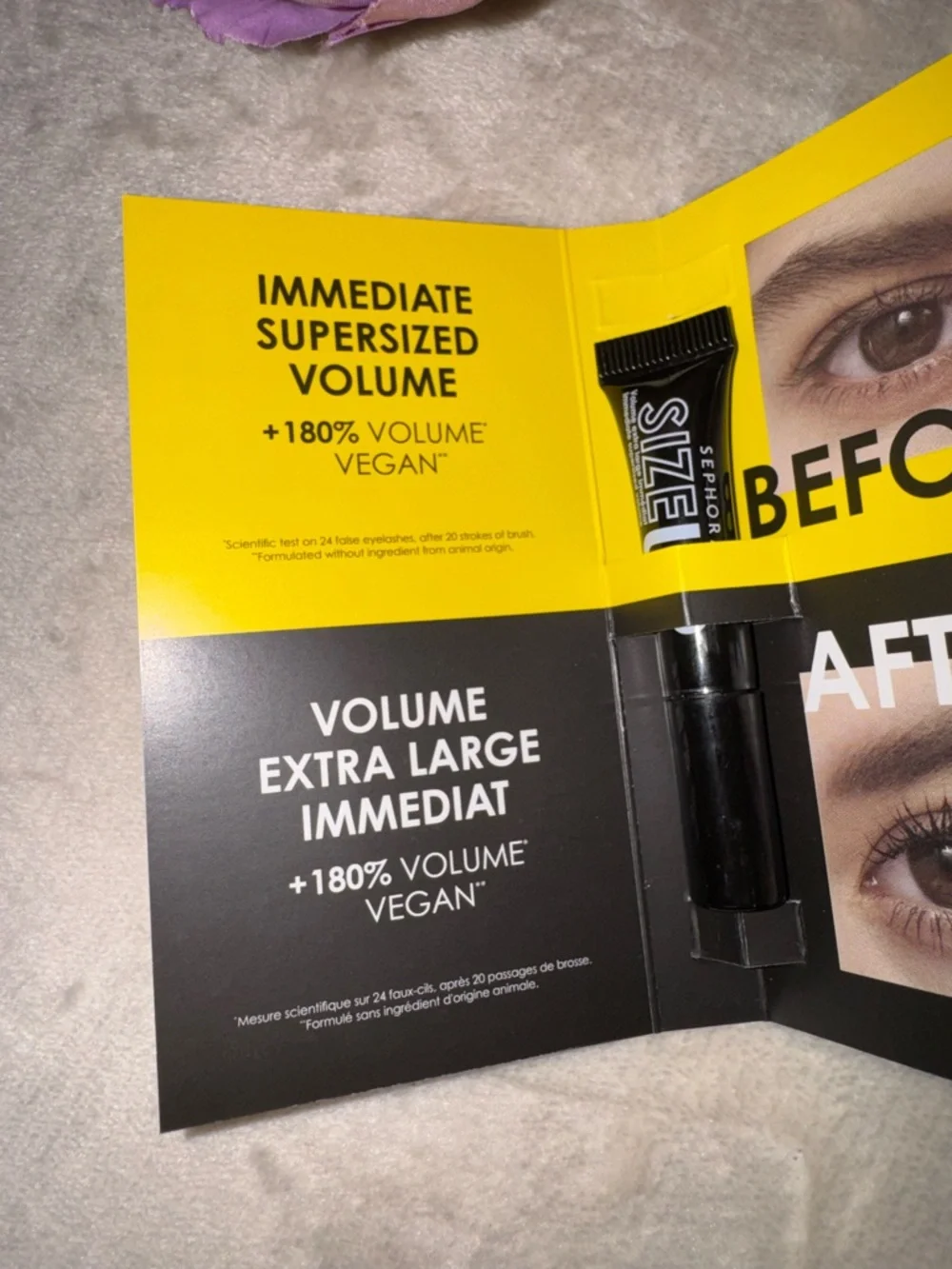 NEW Sephora Black Mini Size Up Mascara